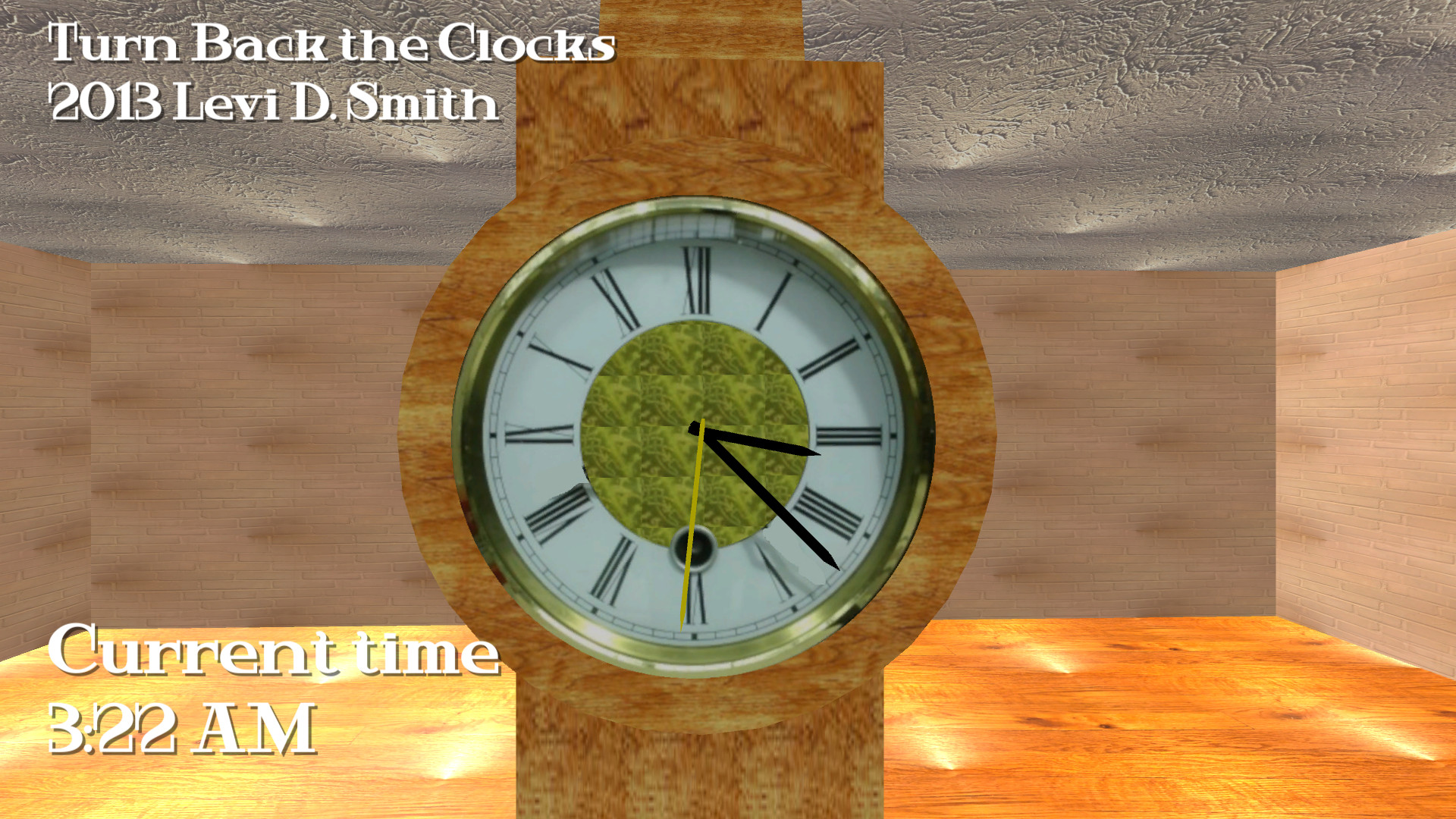 clocks back
