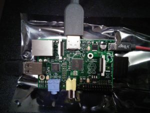 Connect the keyboard, mouse, HDMI, and micro USB power supply