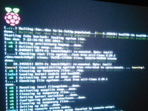 Raspberry Pi Booting Up