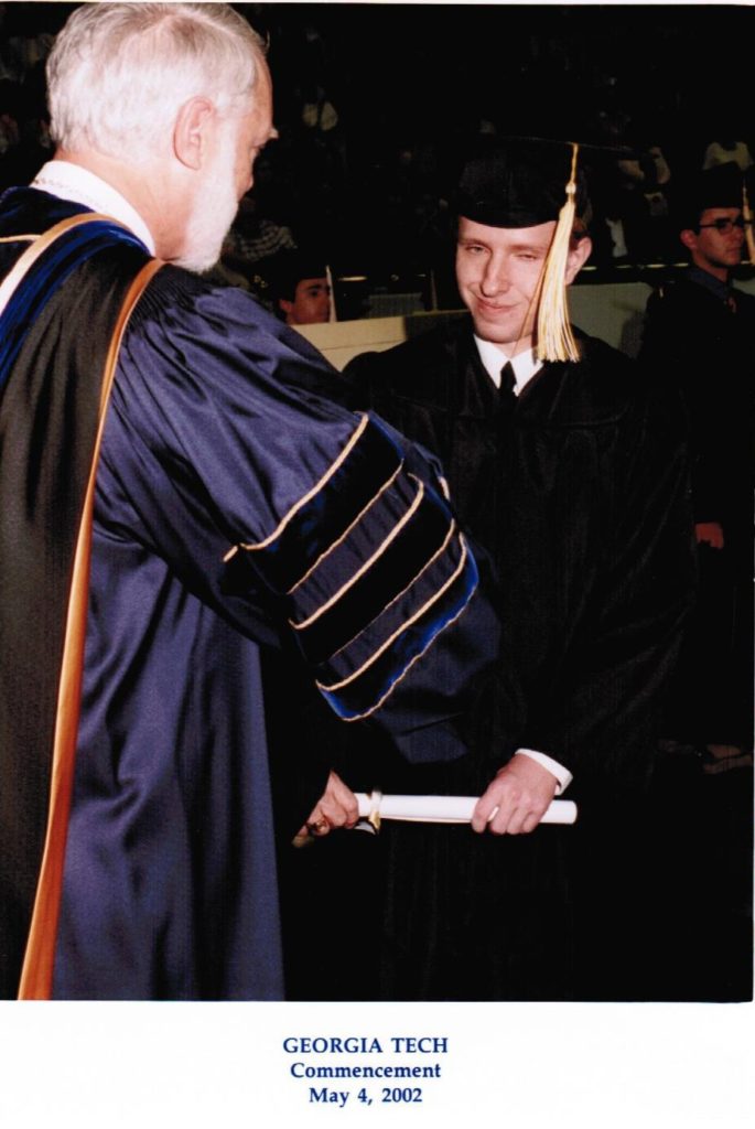 Levi Smith Georgia Tech graduation 2002
