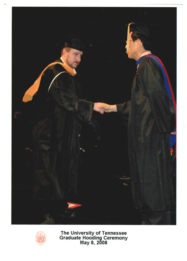 Levi Smith University of Tennessee Master's Graduation 2008